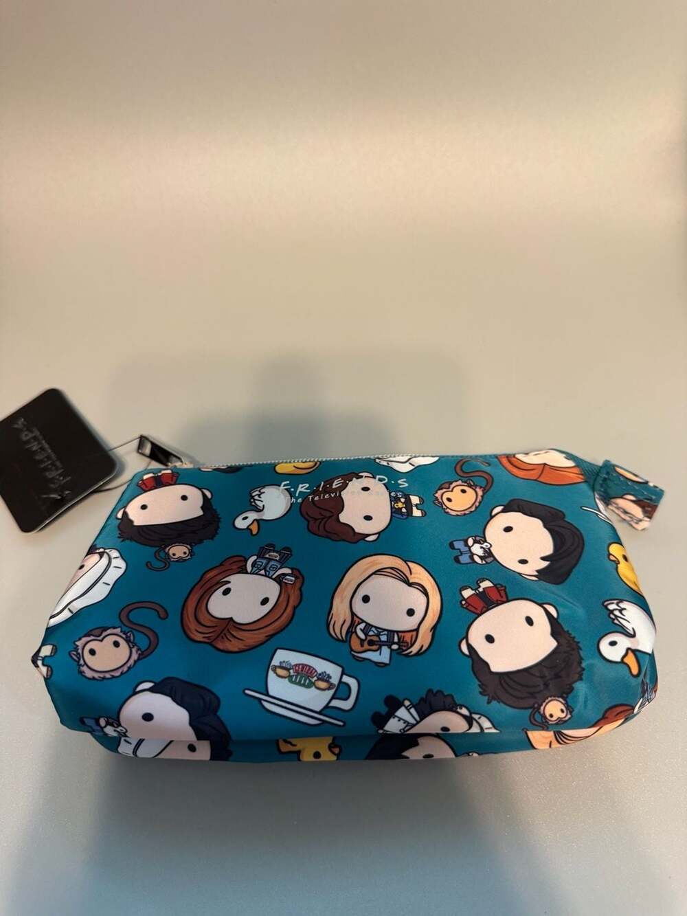 Bioworld Friends TV Series Chibi Character Cosmetic Makeup Bag